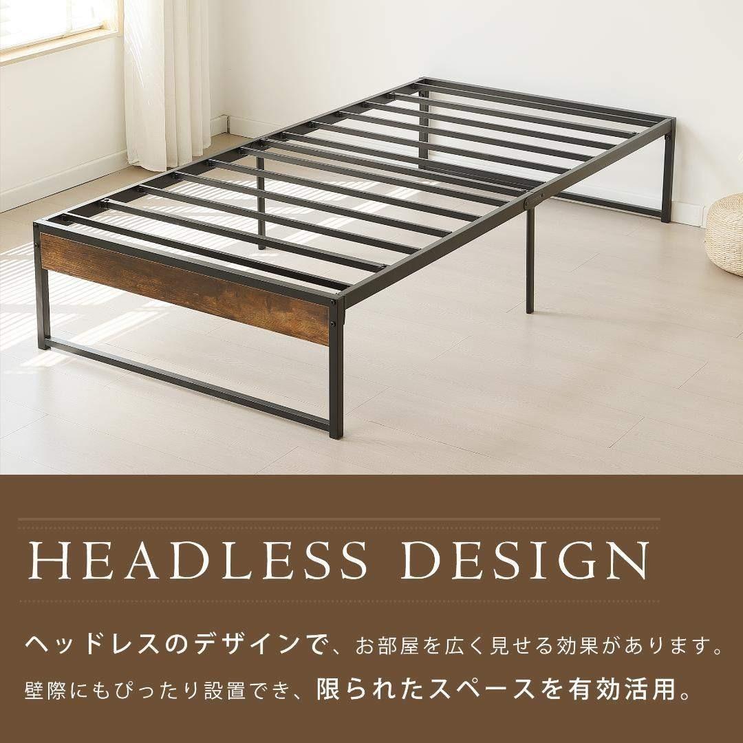 ベッド シングル ベッドフレーム パイプベッド 1人暮らし 単身赴任 子供部屋