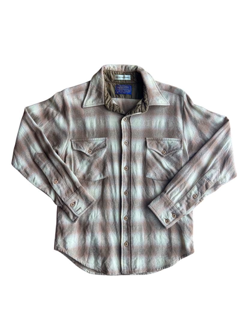 70s Pendleton ペンドルトン オンブレウールシャツ