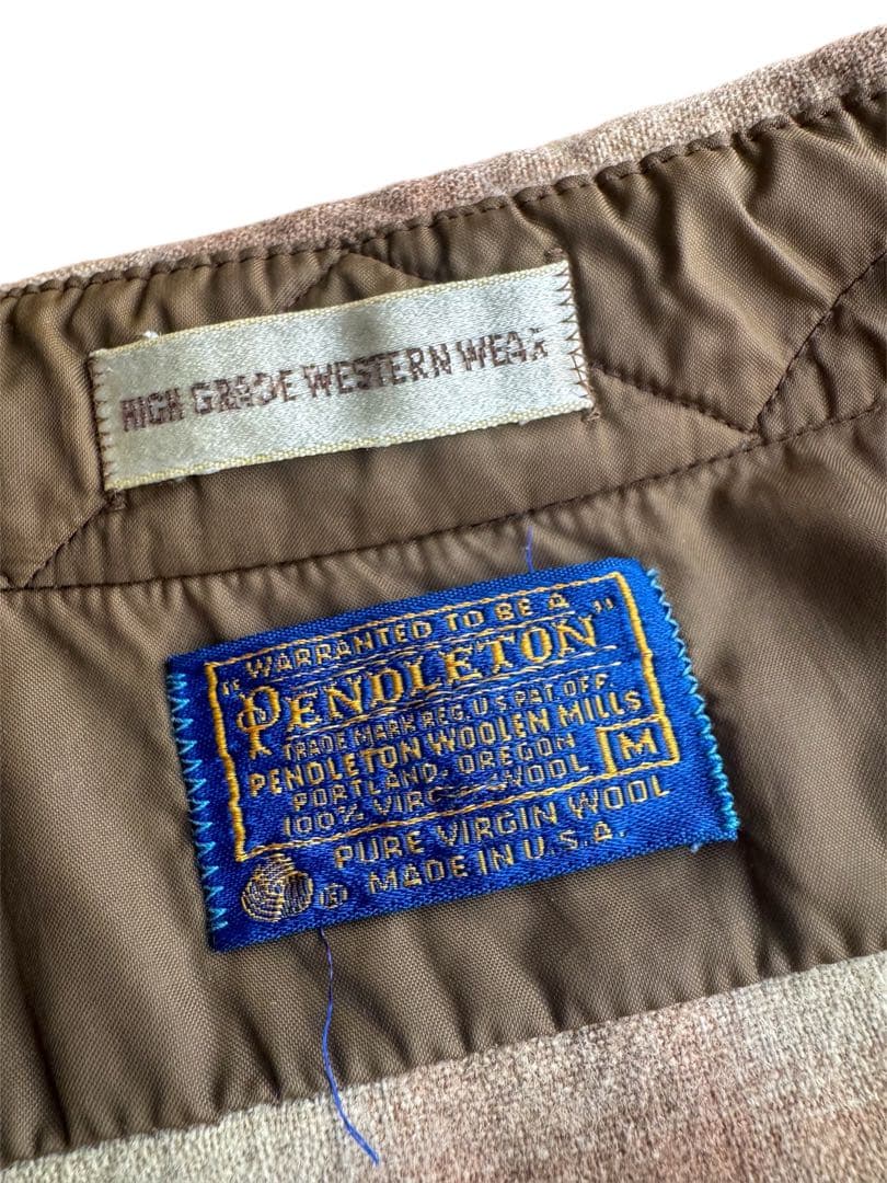 70s Pendleton ペンドルトン オンブレウールシャツ