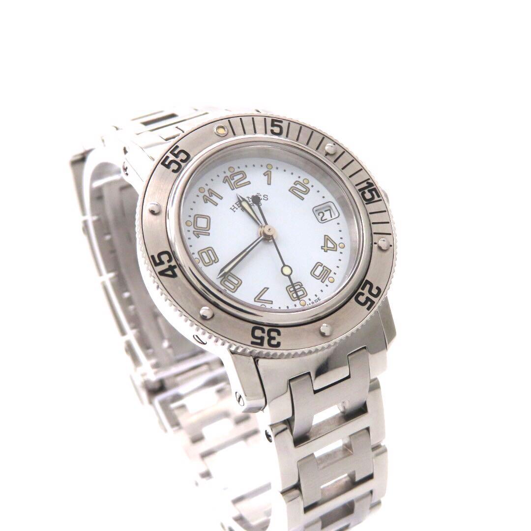 ☆極美品 CL5.210 HERMES エルメス 時計 クリッパー ダイバー