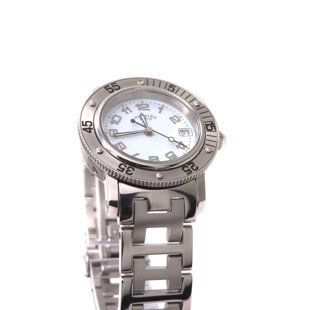 ☆極美品 CL5.210 HERMES エルメス 時計 クリッパー ダイバー