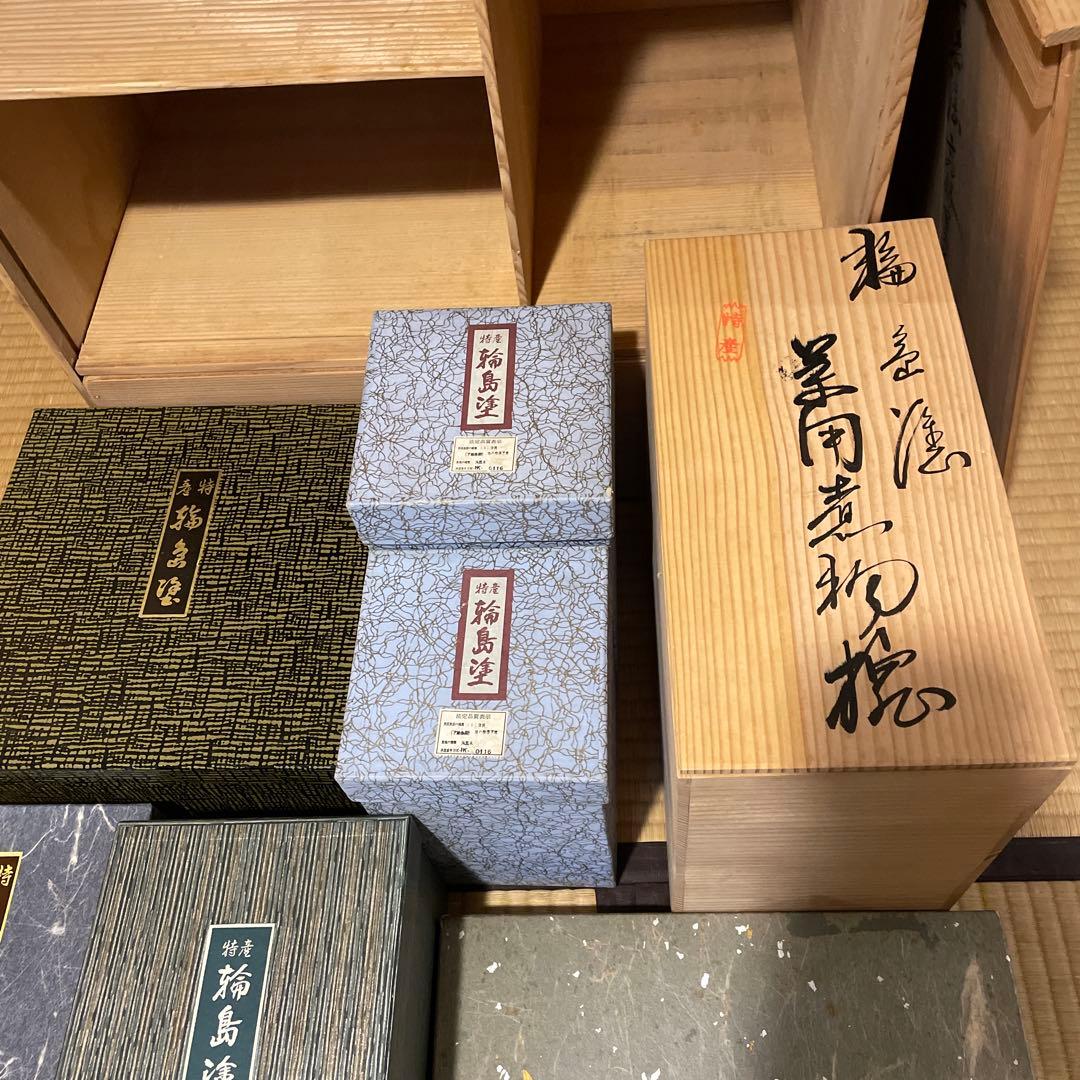 輪島塗「高級美術 漆器」『懐石道具セット』　※美品　茶道具