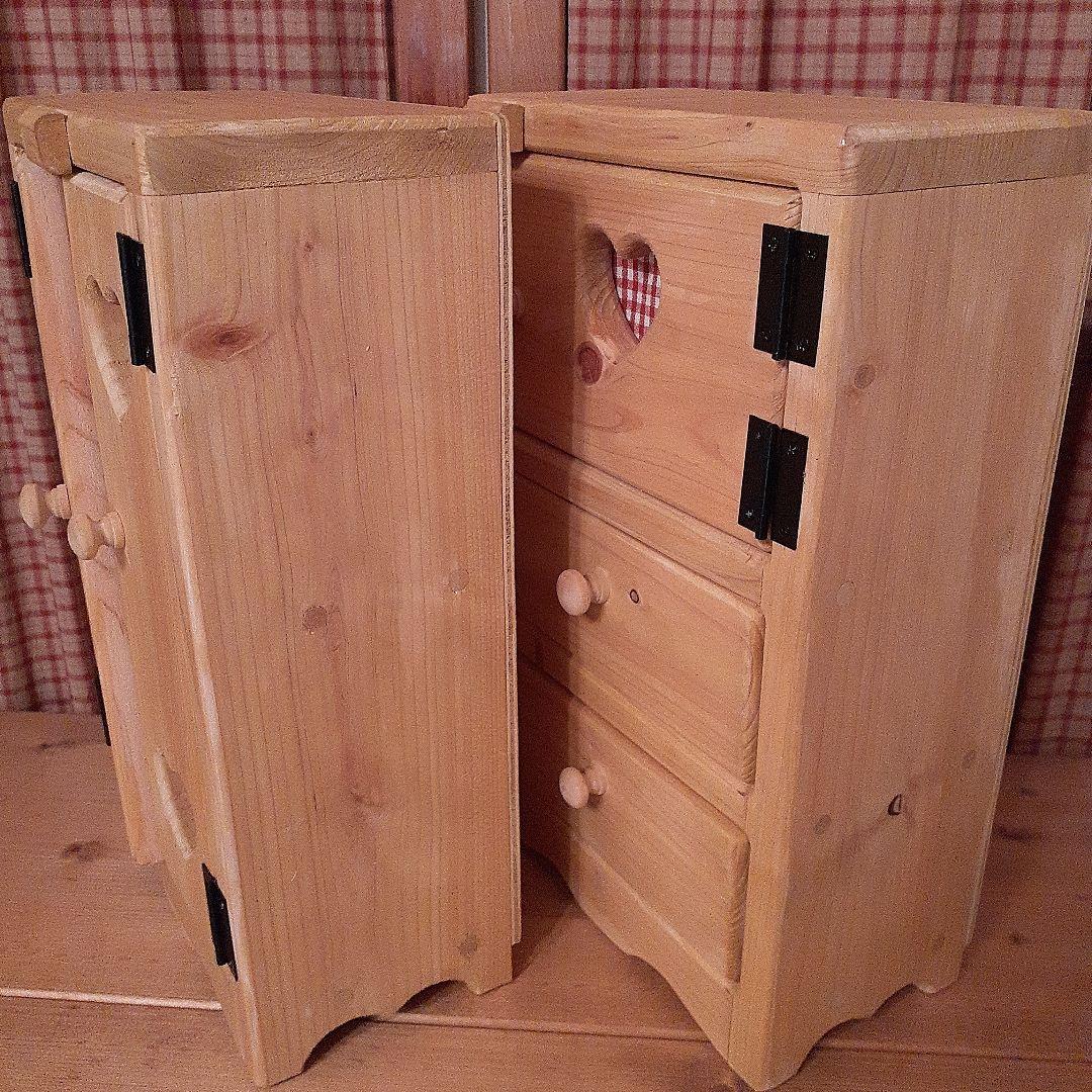 C81.カントリー家具(ライトオーク色)2点セット