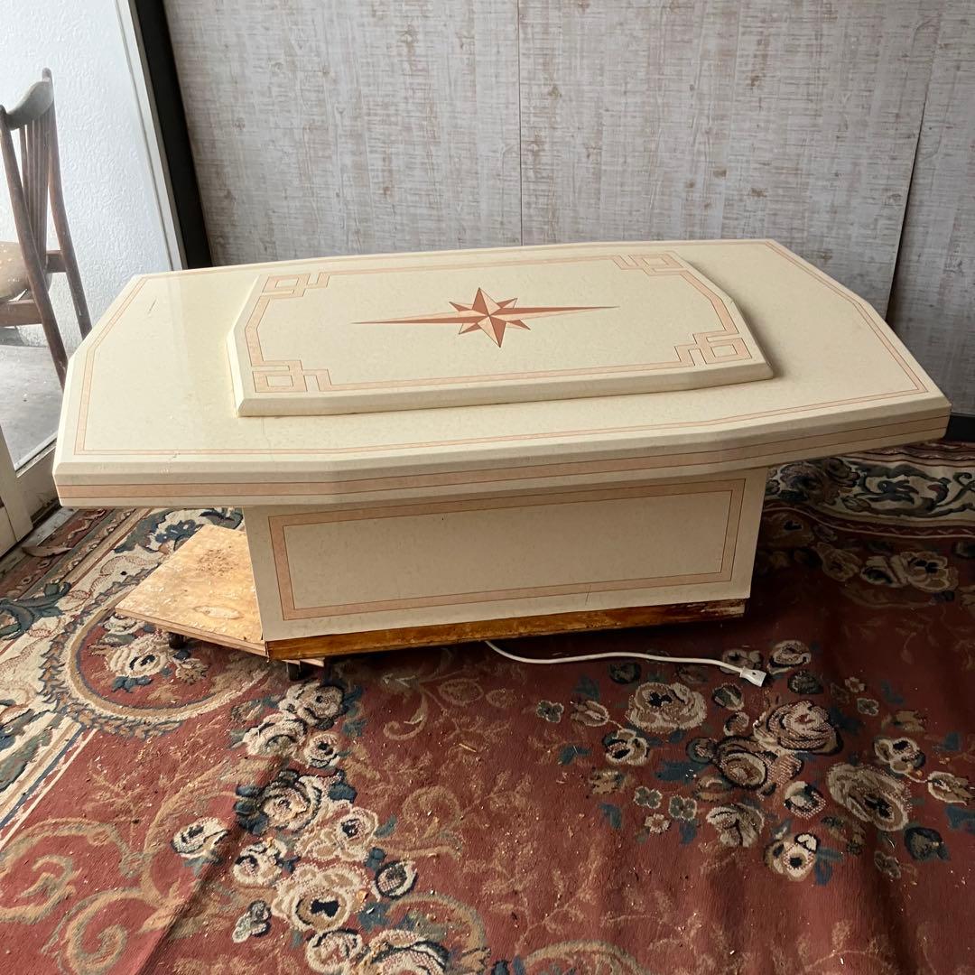 creations Curci Paris ロココ様式 昇降式センターテーブル