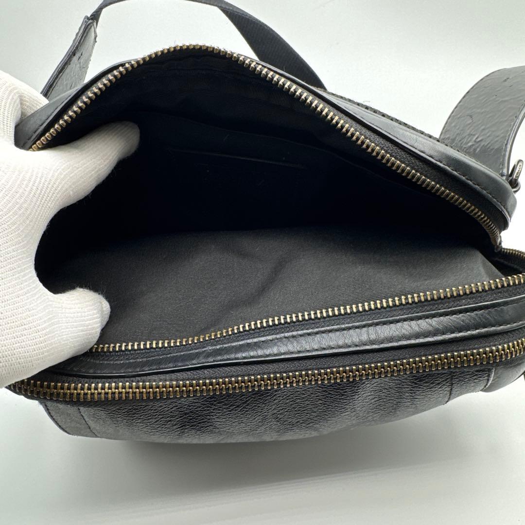 美品 COACH コーチショルダーバッグ F38749 斜めがけメンズ