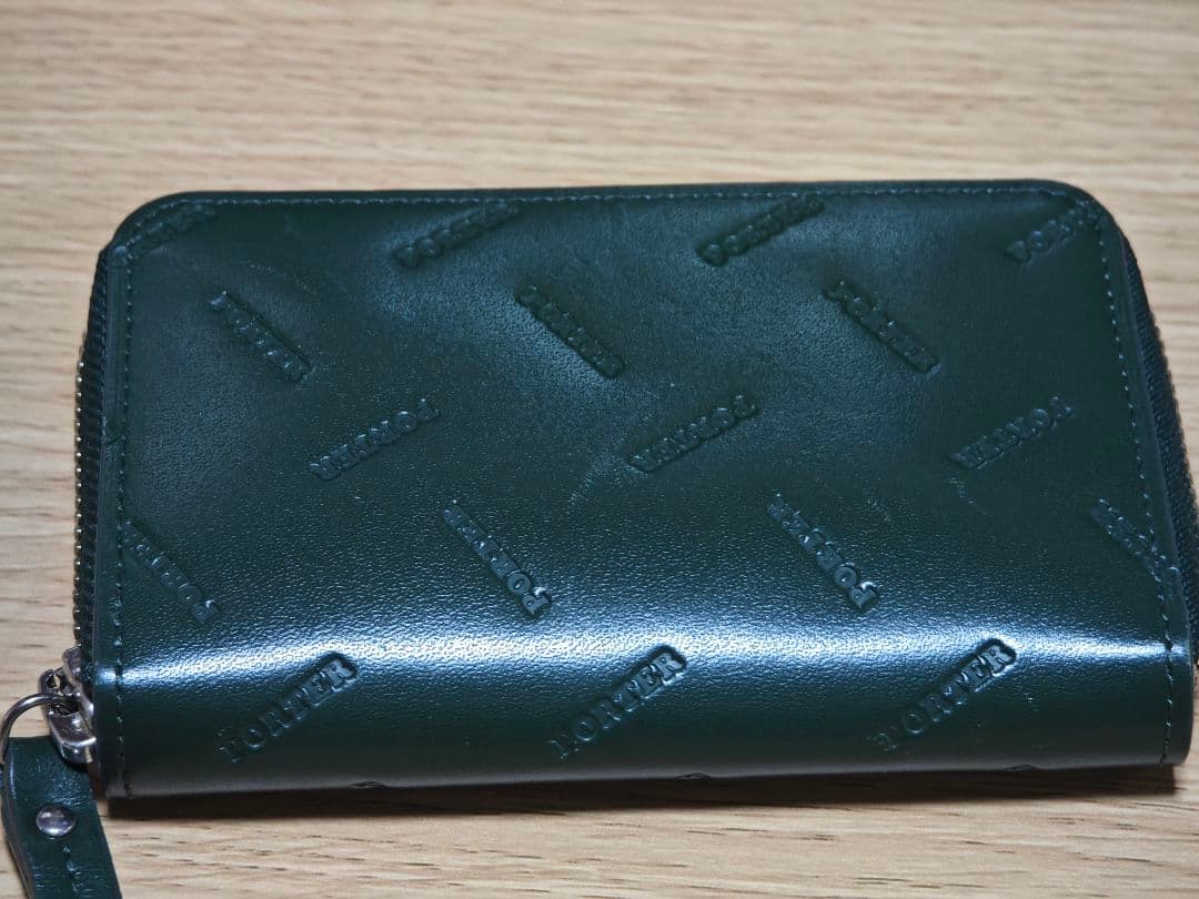 【美品】PORTER ENCHASE エンチェイス ケース グリーン