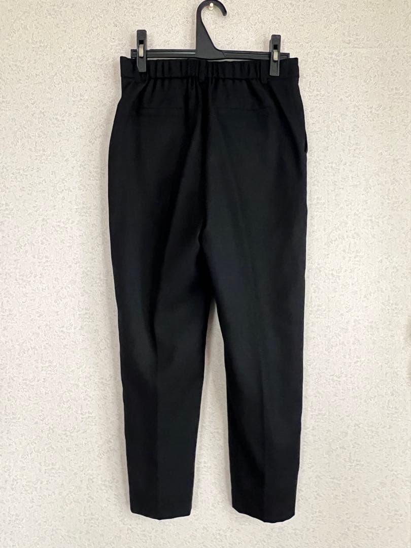 ANAYI アナイ　パンツスーツ セットアップ　ノーカラージャケット　黒