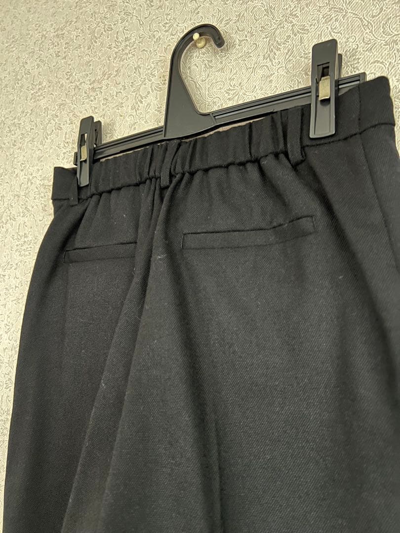 ANAYI アナイ　パンツスーツ セットアップ　ノーカラージャケット　黒