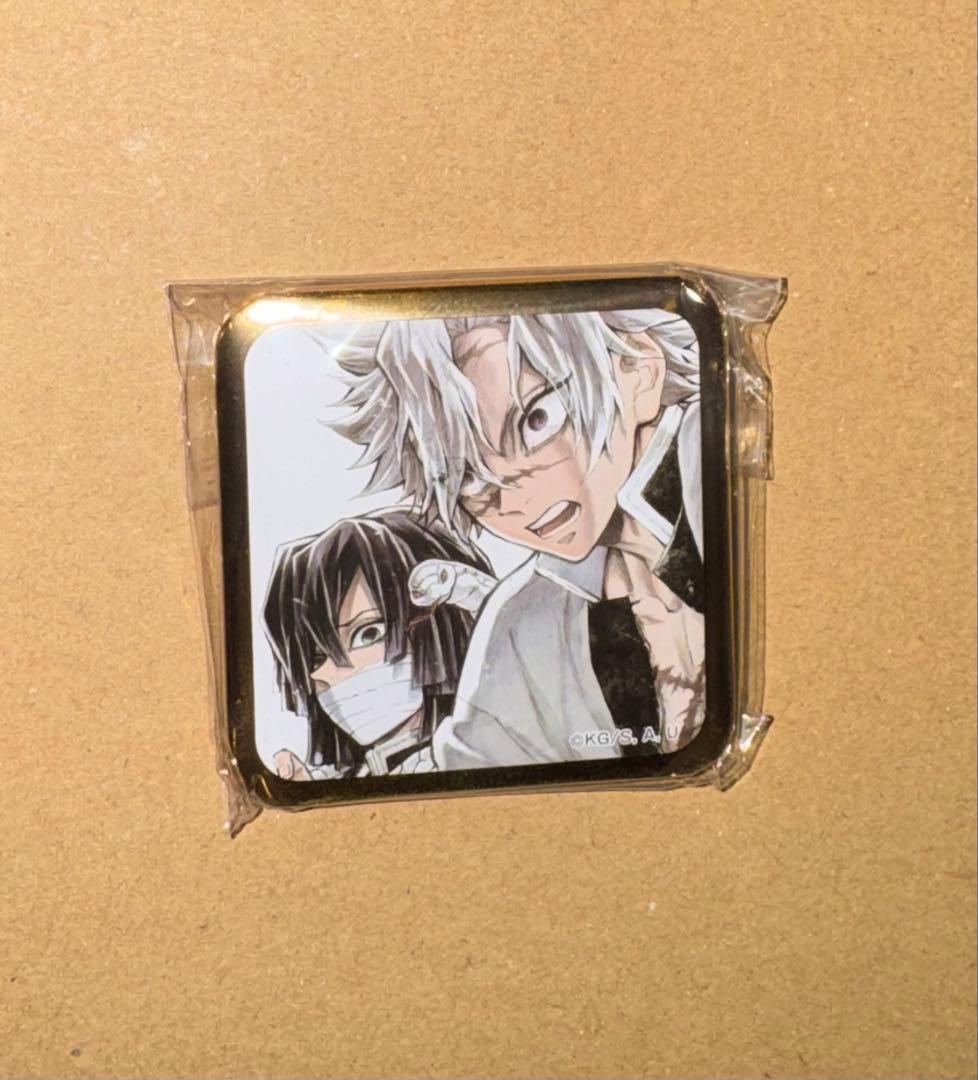 鬼滅の刃　ダイニング　缶バッジ 不死川実弥&伊黒小芭内