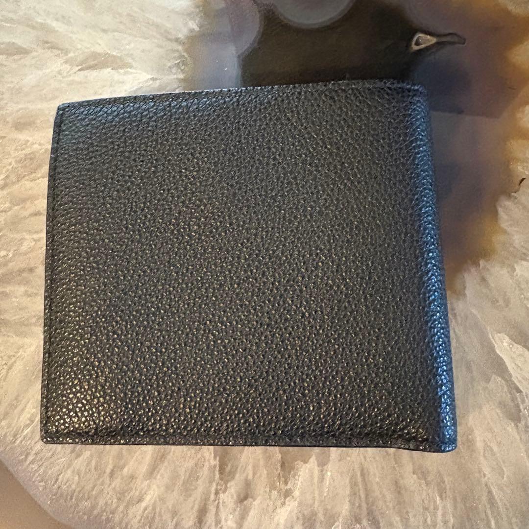 【新品】PRADA パース付きサフィアーノレザーウォレット　ブラック