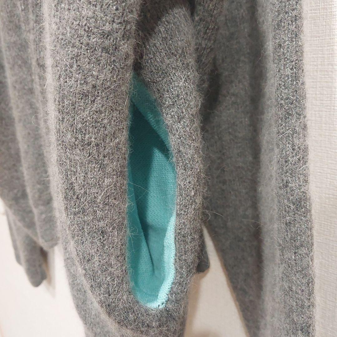 2025AW完売色【B.C STOCK】2層スムース編みニットブルゾン グレー