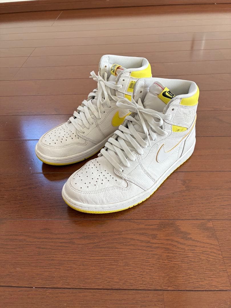 Nike Air Jordan 1 ホワイト/イエロー Air Jordan 1
