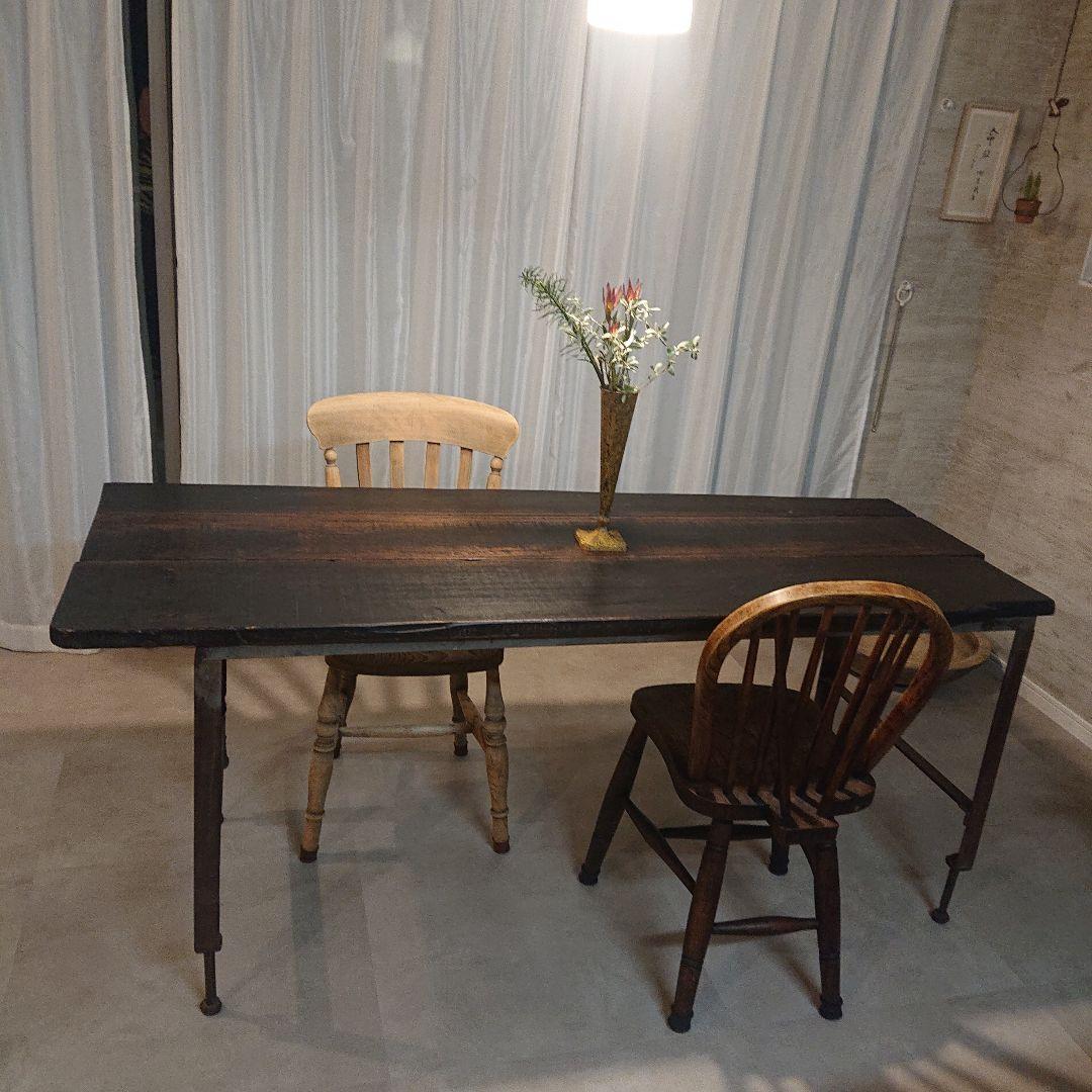 ヴィンテージ、ダイニングテーブアンティーク、レトロル