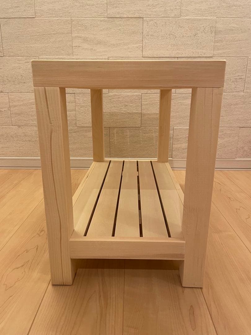 ハンドメイド　テーブル　ディスプレイ台　飾り棚　奥行30cm