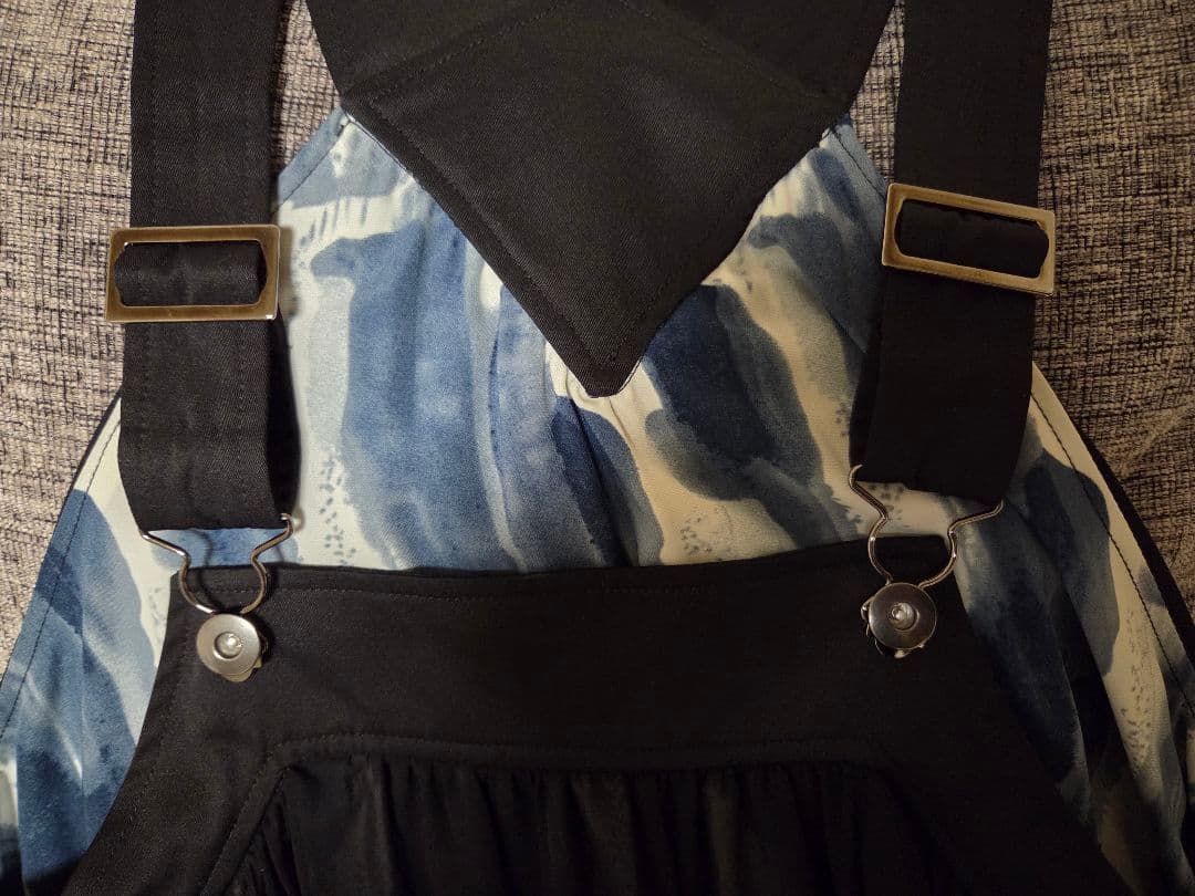 超美品　☆33℃☆　シフォン×タイダイジャンパースカート　イシカワラボ