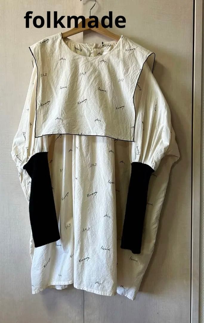 【folkmade/フォルクメイド　ロングシャツ】