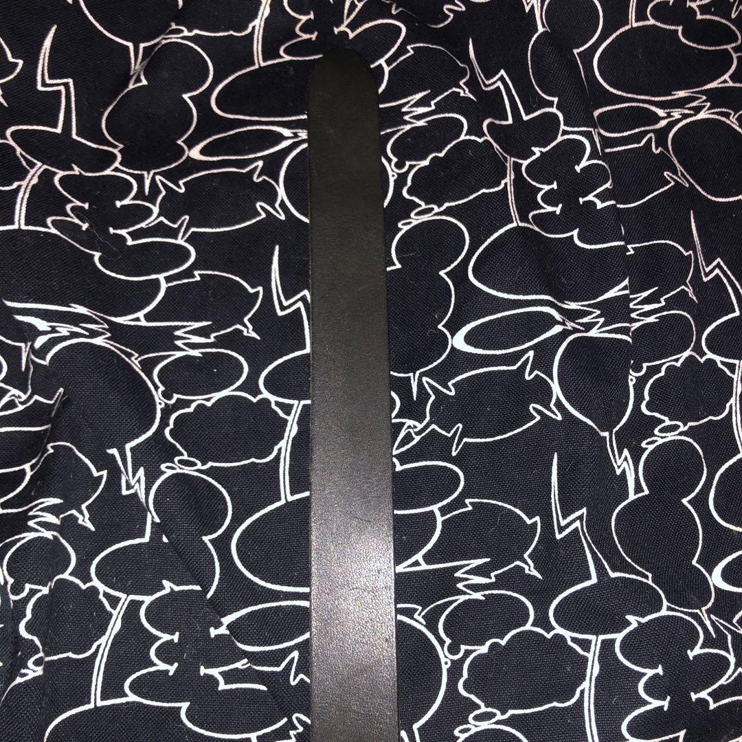 Yohji Yamamoto POUR HOMME レザー　ブラック　ベルト