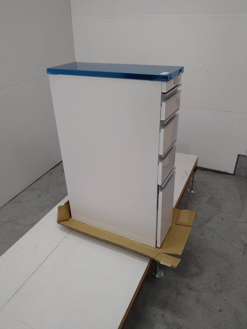 【専用】7053 ステンレス天板シンクサイド収納庫4段　幅200