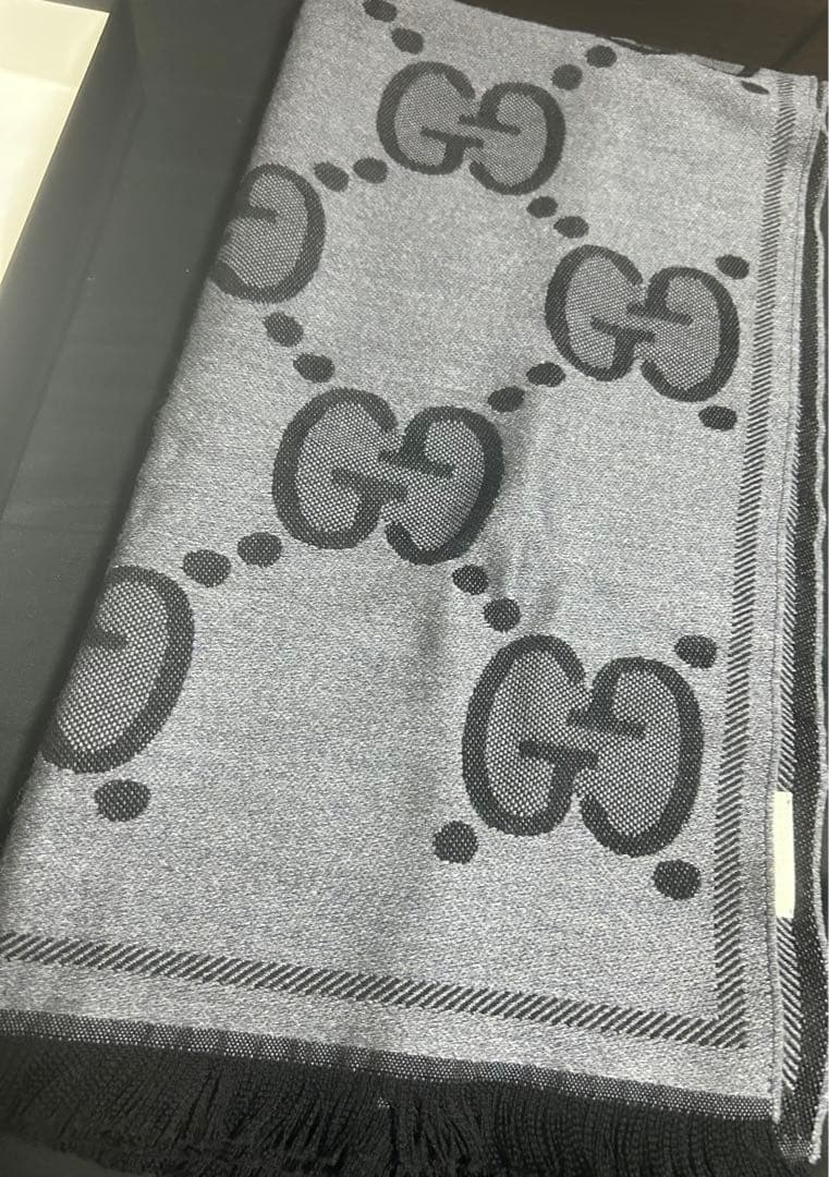 正規GUCCIマフラー　メンズ　グッチ　マフラー　ストール