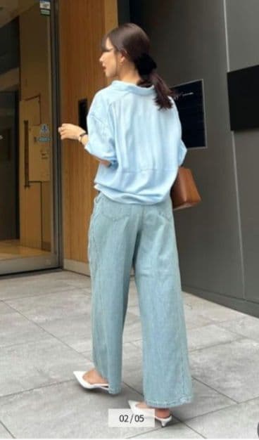 【新品タグ付き】ハーフスリーブシャツブラウス