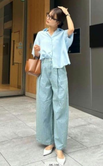 【新品タグ付き】ハーフスリーブシャツブラウス