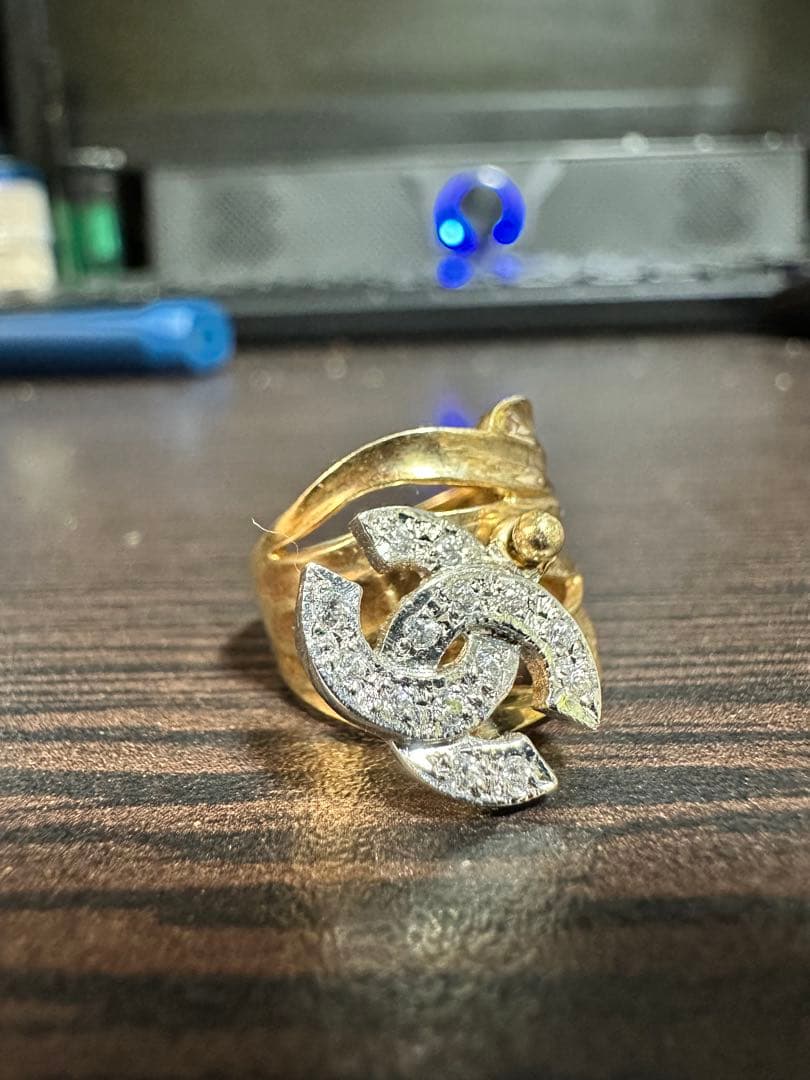 シャネル リング 真贋不明 4号