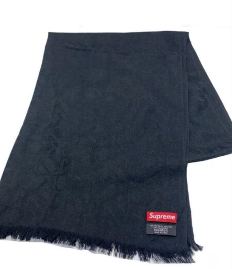 Supreme 17AW Fuck Wool Scarfシルクストール　マフラー