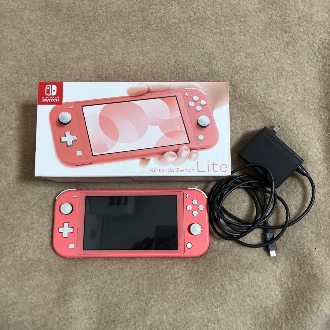 り*ん様 Nintendo Switch Lite ピンク 本体　充電器、箱付き