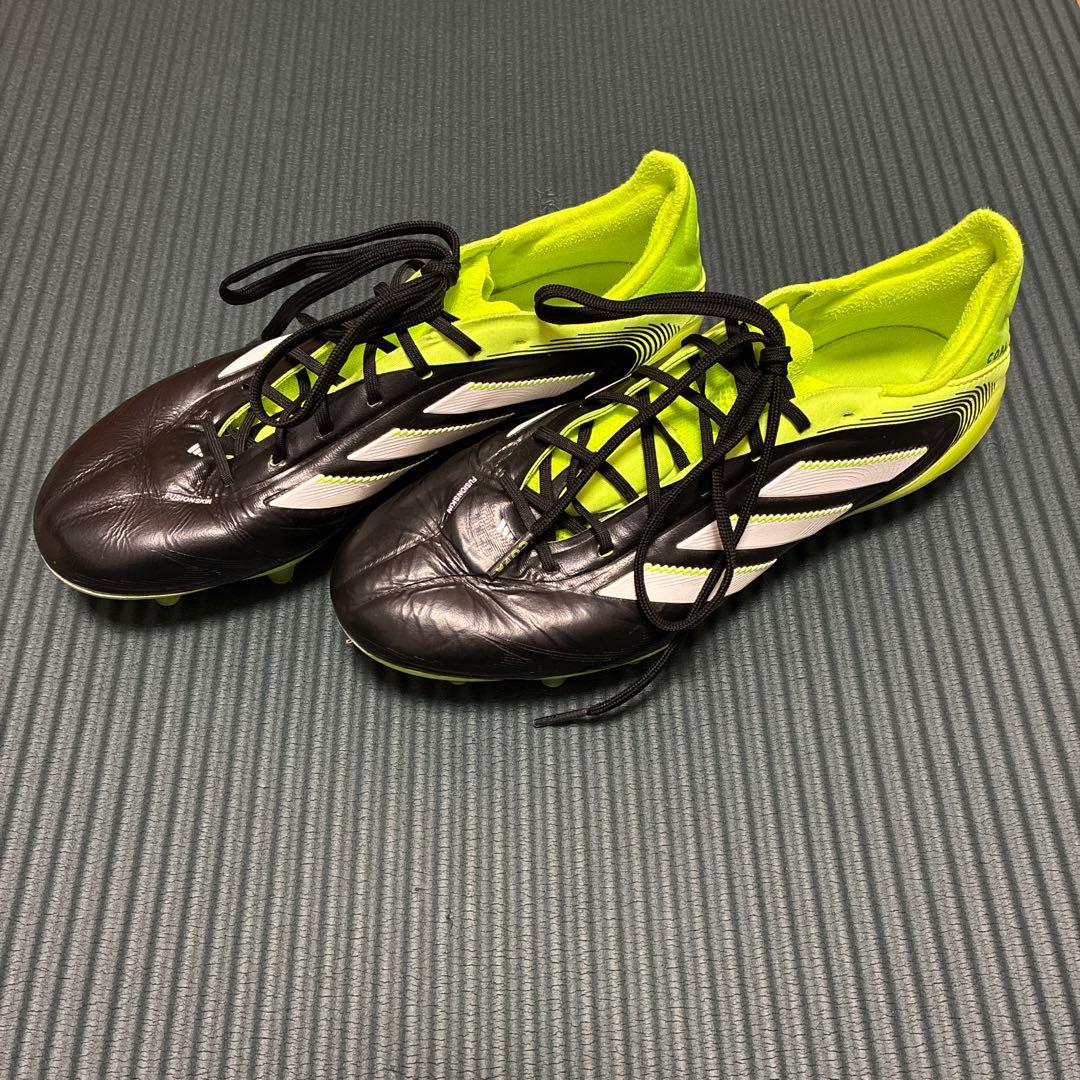 adidas Copa サッカーシューズ ブラック/ライム