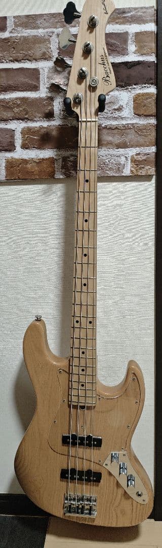 Bacchus WL-4STD ASH エレキベース　4弦　ナチュラル