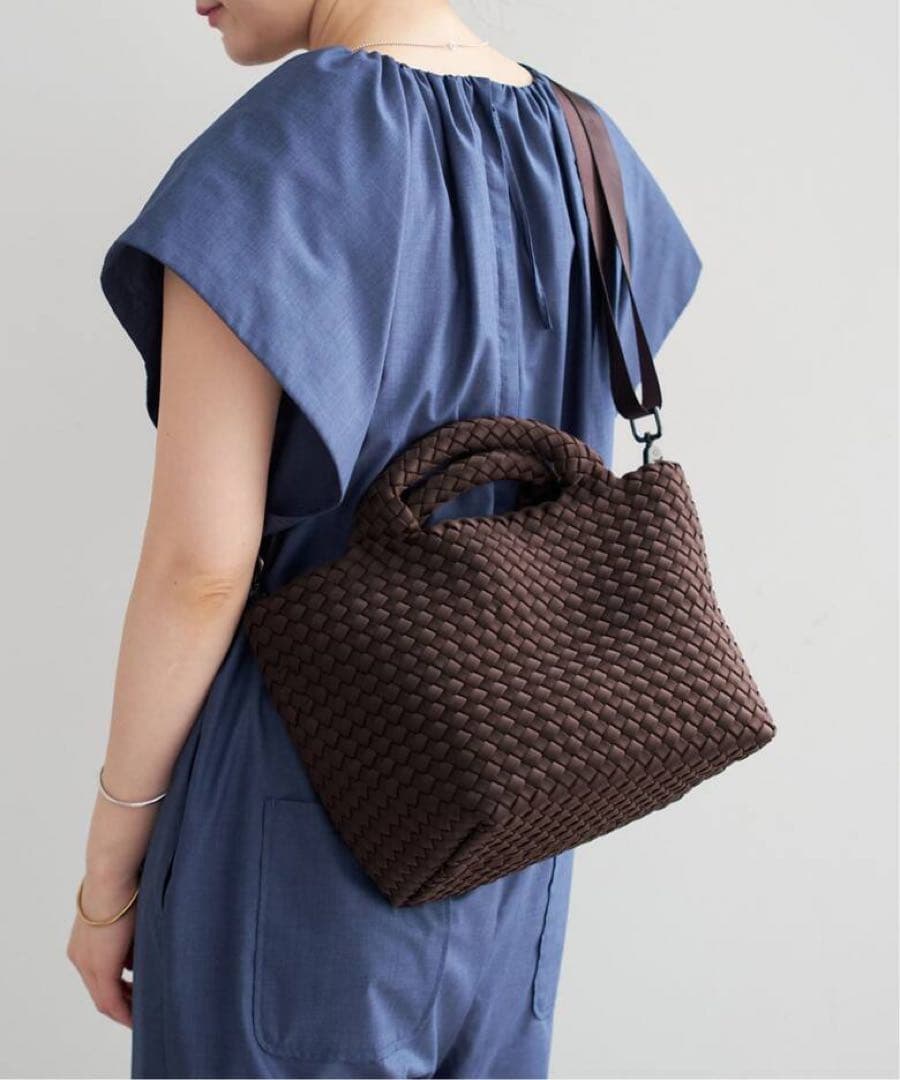NAGHEDI St Barths スモール Tote Bag ナパブラウン