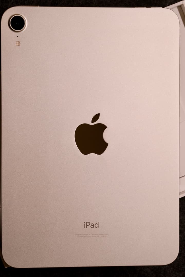 美品 iPad Mini 6 Wi-Fi 64GB スターライト 89%