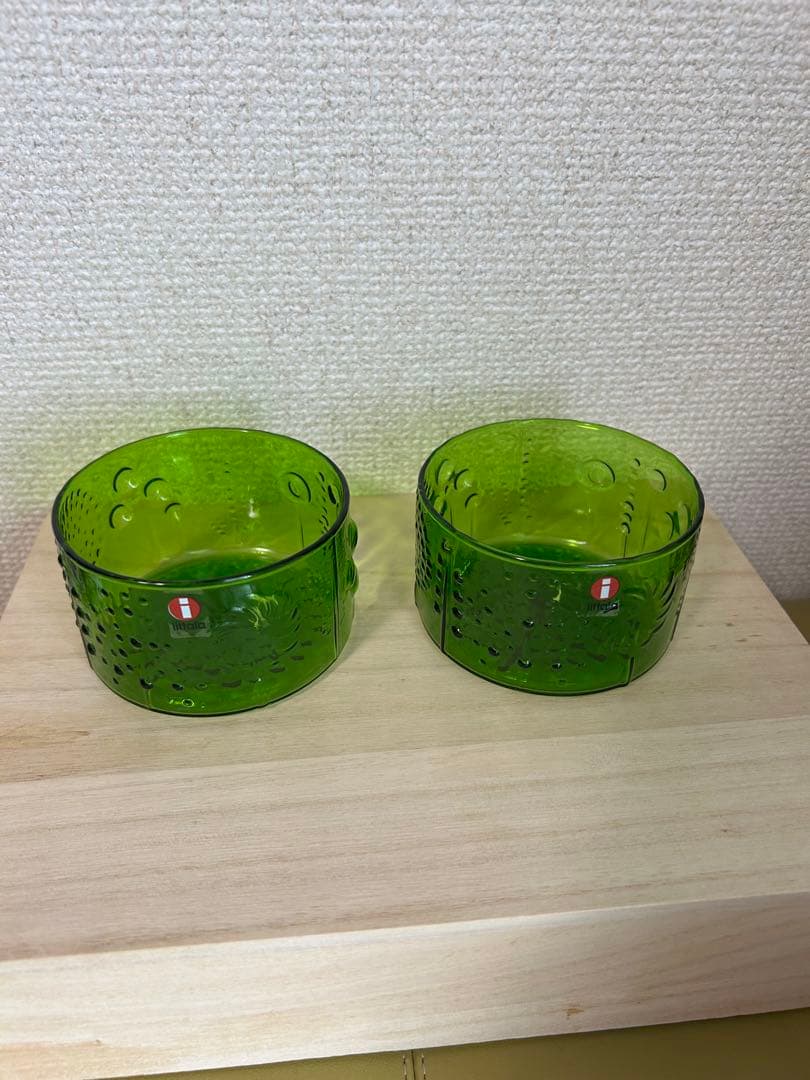  Flora ボウル80mm グリーン　scope別注　２個セット