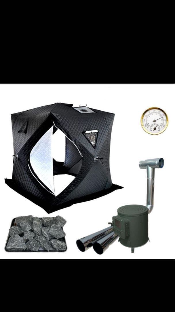 MGC テントサウナ　サウナテント キャンプ 薪ストーブ　3〜4人用
