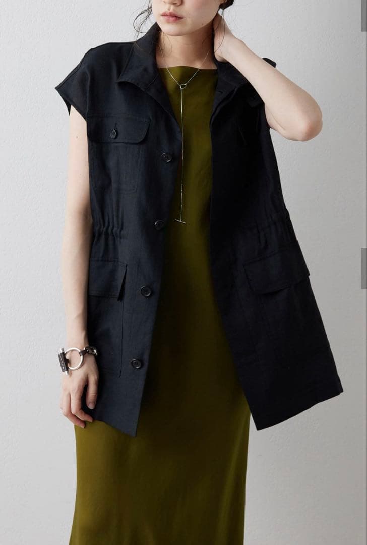 最高値下値rawing Numbers コンチネンタルリネンベスト