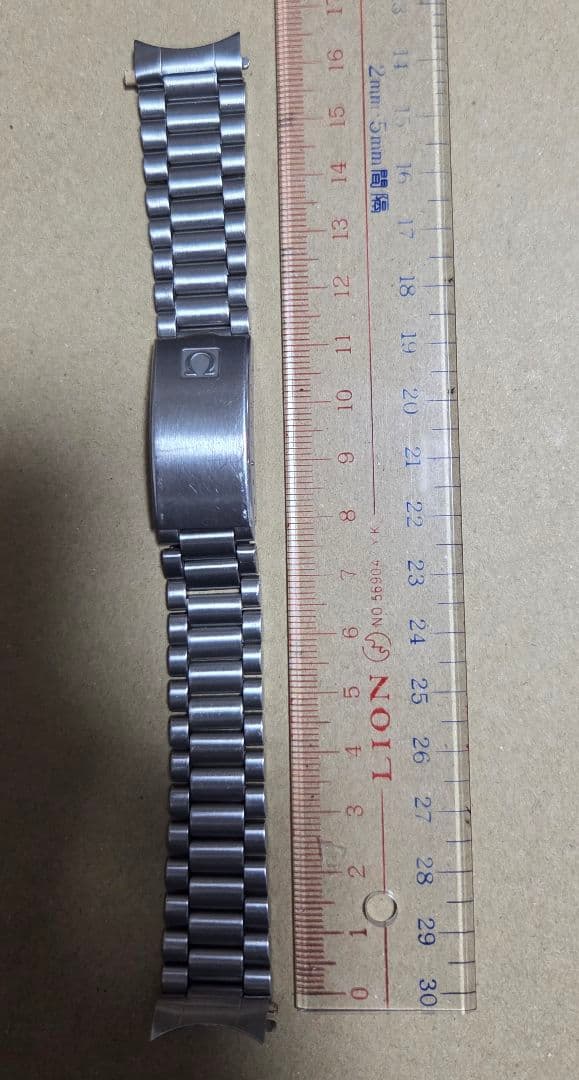 オメガ ステンブレス Ref.1125全長約17cm, ff/617・19mm③