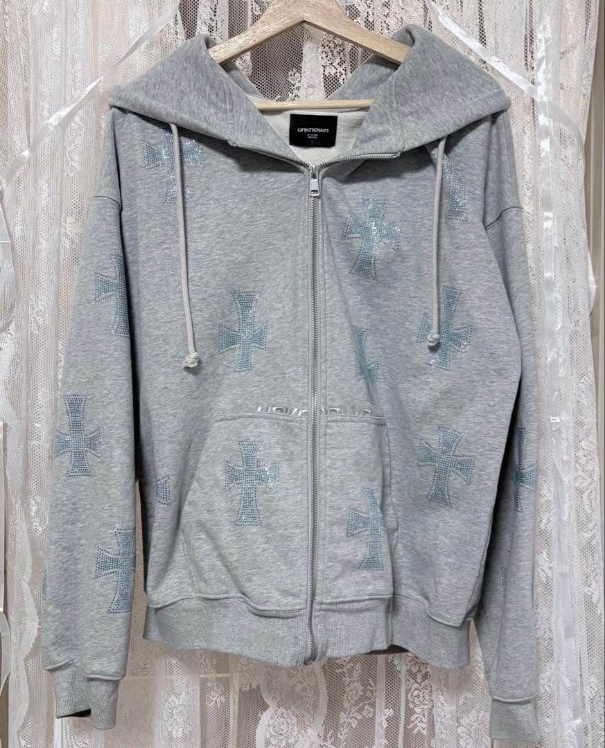 UNKNOWN パーカー グレー