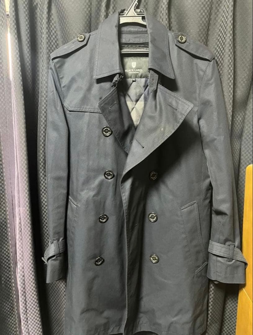BLACK LABEL CRESTBRIDGE トレンチコート ネイビー
