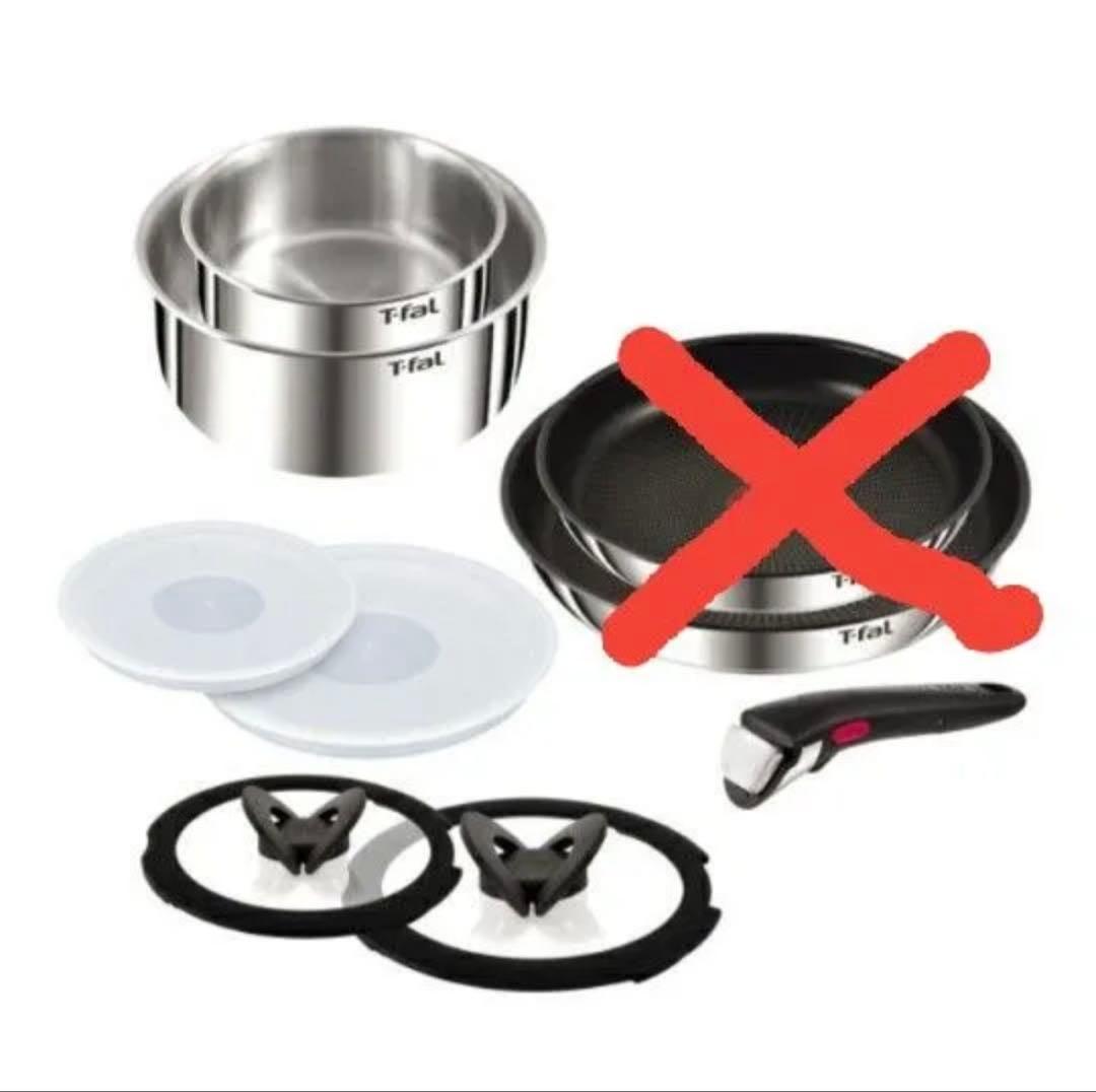 未使用 T-fal インジニオ・ネオ ステンレス 7点 セット 取手