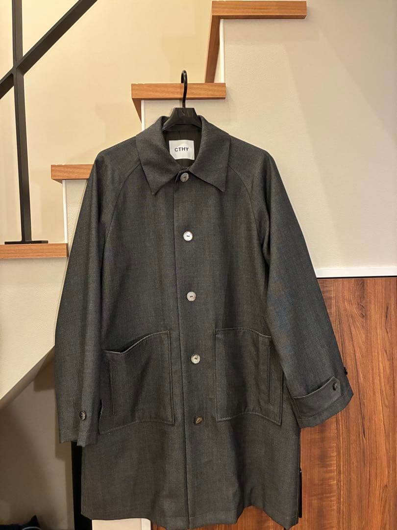 ジャケット・アウター CTHY WOOL DENIM OVER COAT