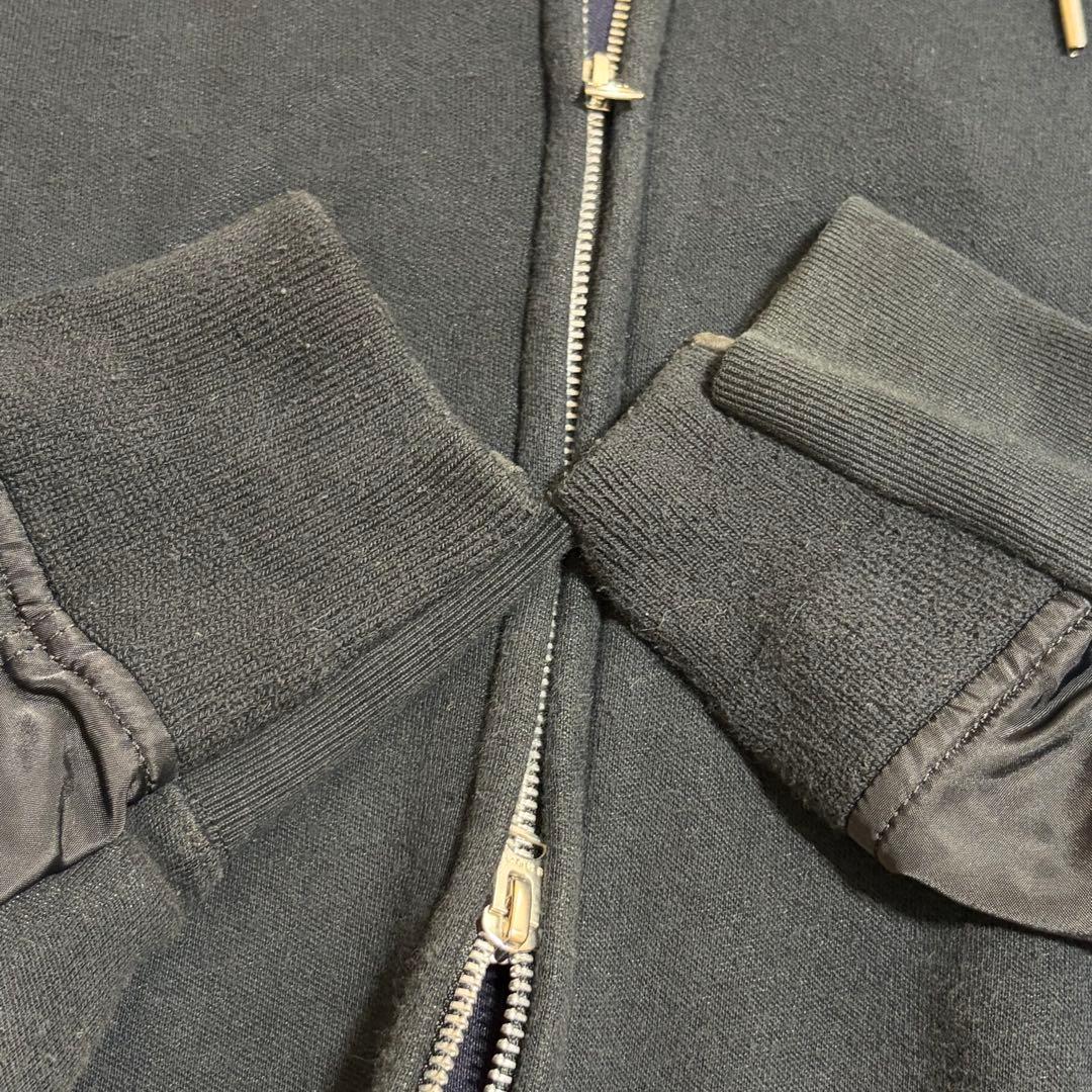 サカイ sacai パーカー 黒　Sponge Sweat Nylon T M