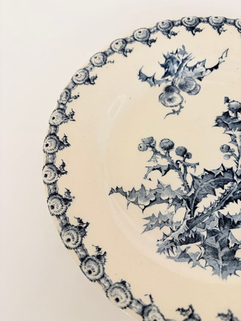 おまとめ　Gien ジアン　アザミ　クレールフォンテーヌ鳥のプレート