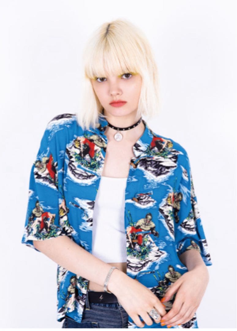 お値下げしました✨ヒステリックグラマー　アロハシャツ