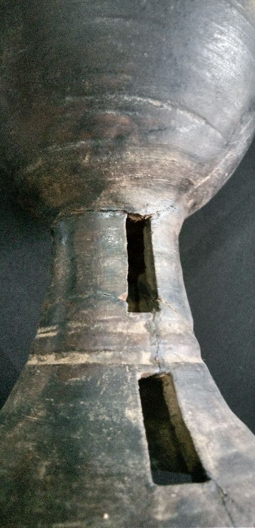 須恵器、土器線刻模様の陶器香炉