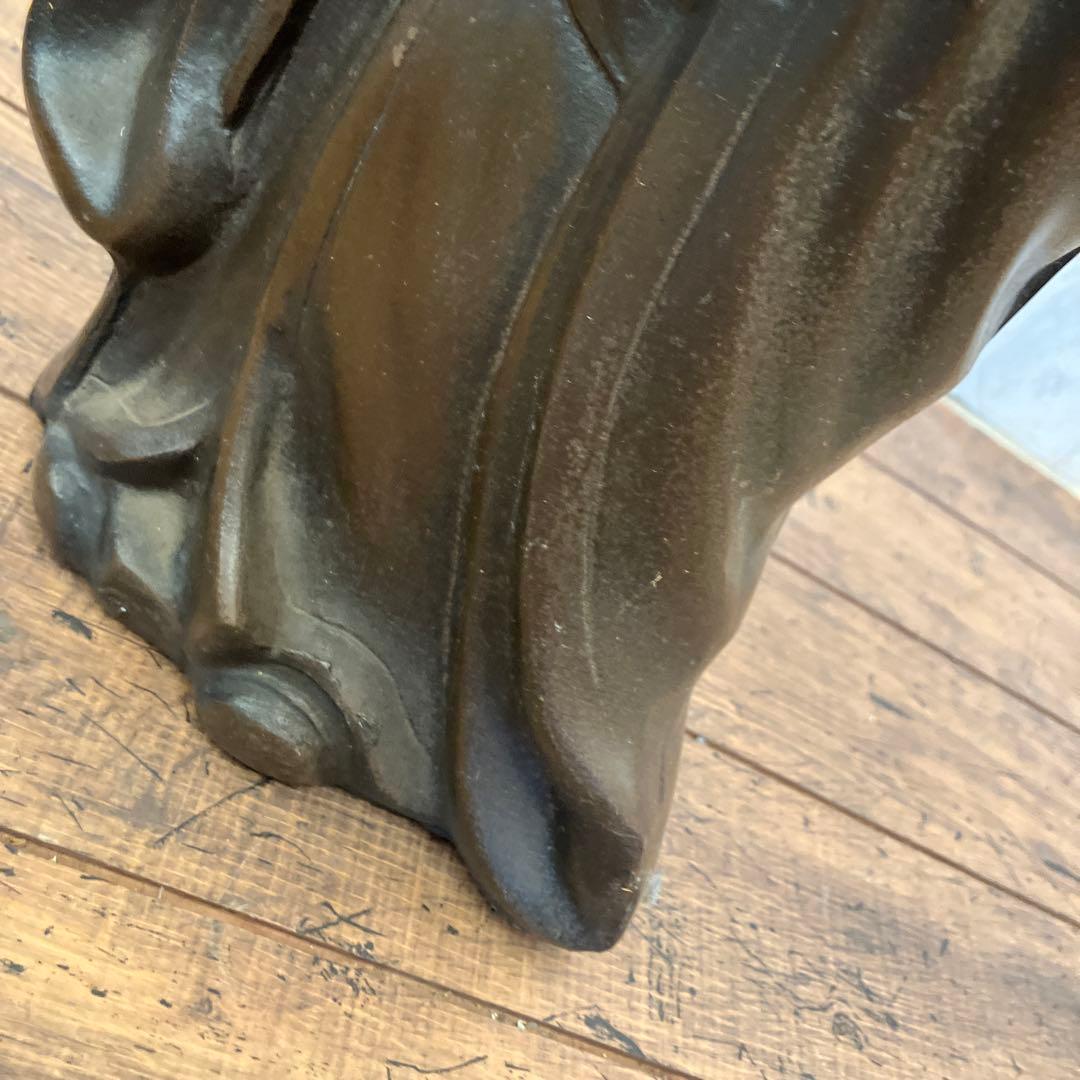 昭和レトロ 焼物 長老寿 老人 置物 オブジェ インテリア レトロ