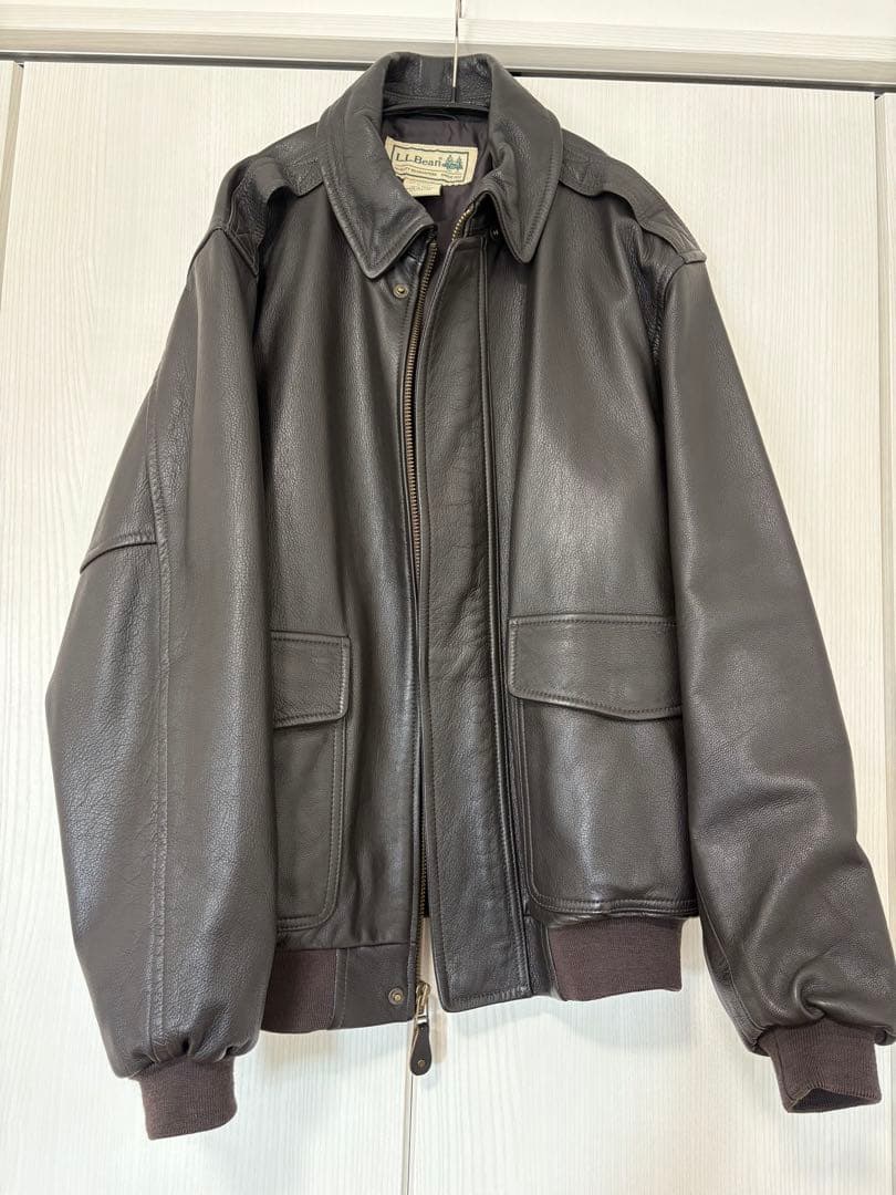 x*x様 90S L.L.Bean ゴートスキン A-2 レザー フライトジャケ