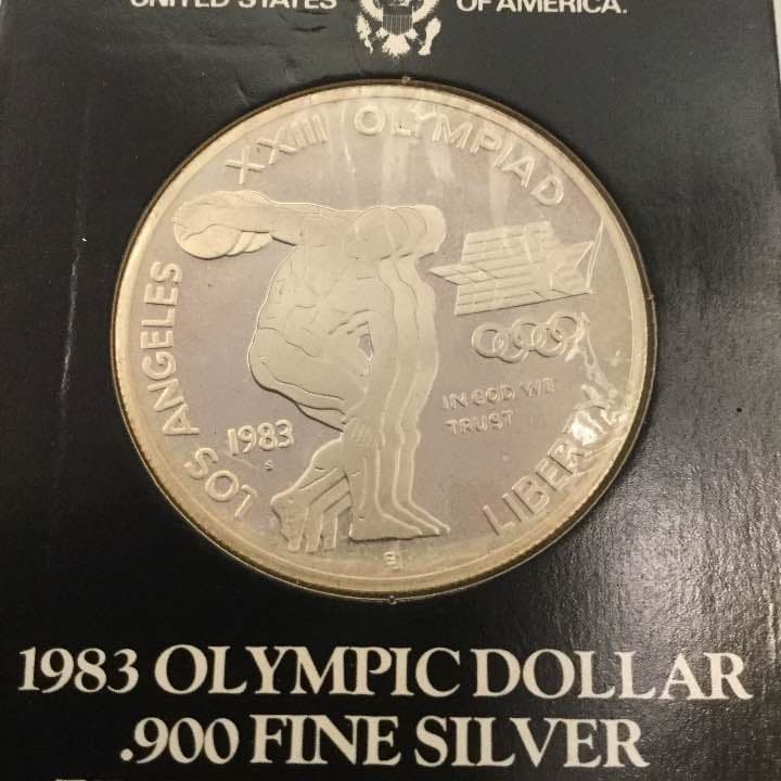 ロスオリンピック１９８３ 記念銀貨