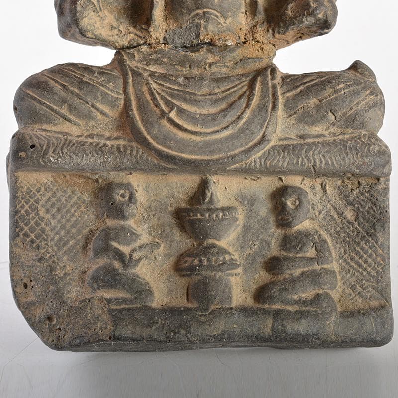 仏教美術　泥仏　即身仏　仏像　置物　V　R5719