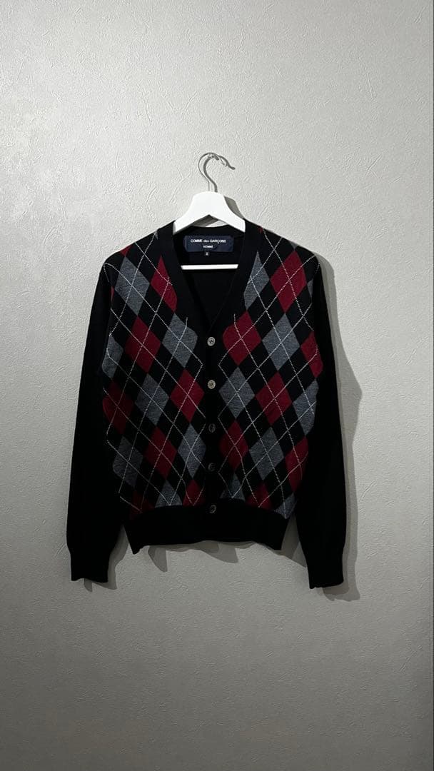 COMME des GARÇONS HOMME argyle cardigan