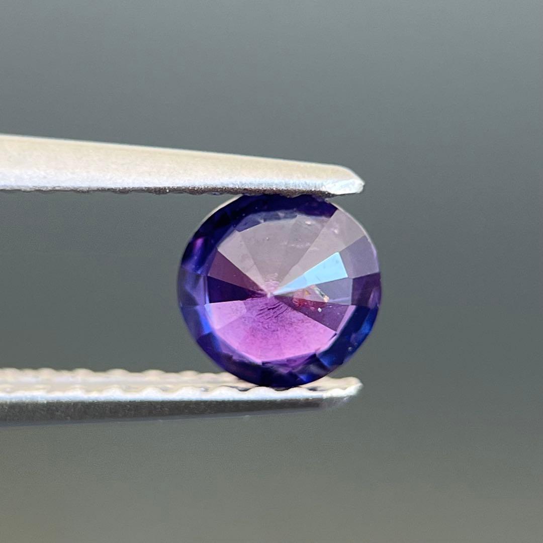 スリランカ産非加熱天然バイオレットサファイアルース